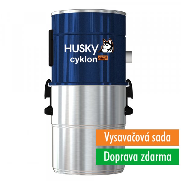 Centrální vysavač HUSKY Cyklon Limited Edition vč. sady příslušenství