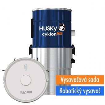 Centrální vysavač HUSKY Cyklon + Tubo Robo