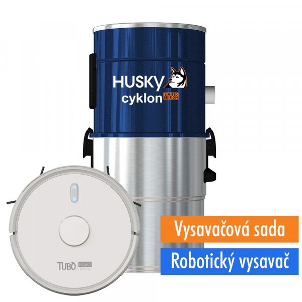 Centrální vysavač HUSKY Cyklon + Tubo Robo