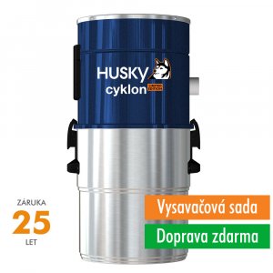 Centrální vysavač HUSKY Cyklon Limited Edition vč. sady příslušenství